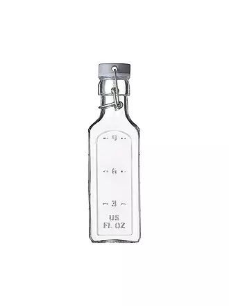 KILNER | Glasflasche mit Bügelverschluss 300ml eckig Glas | 
